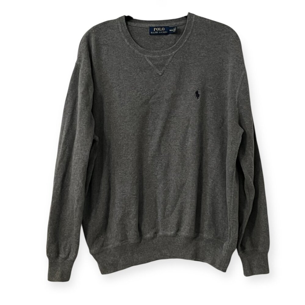 Polo by Ralph Lauren Gray Crewneck Sweater